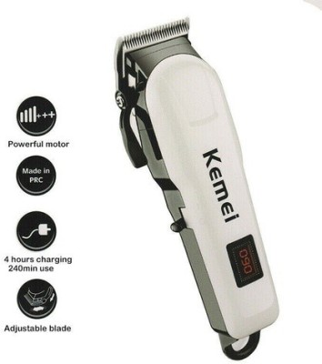Kemei KM-809A. Professional Hair Trimmer 240min runtime Runtime: 240 min Trimmer for Men & Women
