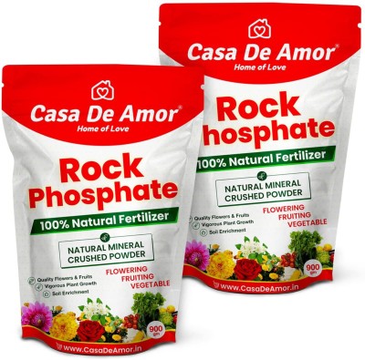 Casa De Amor Rock Phosphate Fertilizer All Purpose Crushed Powder for Plants Fertilizer(1.8 kg, Powder)