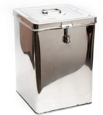 AR Enterprise Stainless Steel Grocery Container  - 5 kg(Silver)