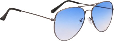 Niavaa Aviator Sunglasses(For Men & Women, Blue)