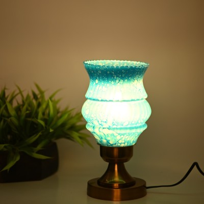 Somil Afast Designer LED Compatible Table Lamp , 10X10X25 CM., Pack Of -1 Night Lamp(25 cm, Blue)