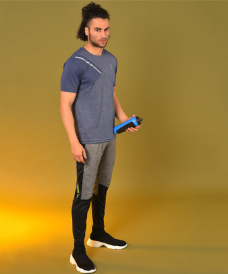 CAMPUS SUTRA Self Design Men Grey Track Pants