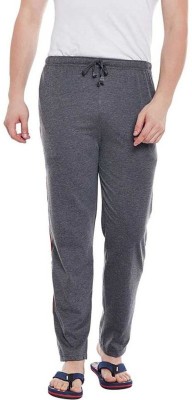 Yorker Self Design Men Grey Track Pants