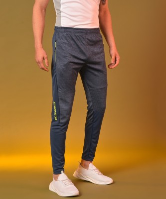 CAMPUS SUTRA Self Design Men Light Blue Track Pants