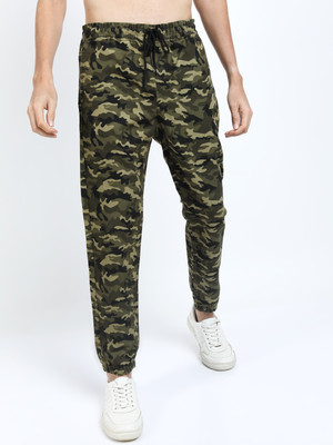 KETCH Regular Fit Men Light Green Trousers