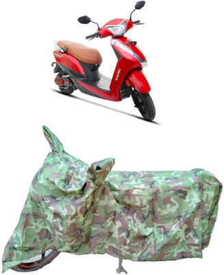 AutoKick Two Wheeler Cover for Ampere(Magnus, Green)