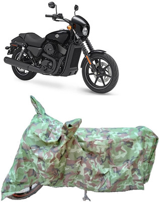 Autoprime Two Wheeler Cover for Harley Davidson(Street 750, Multicolor)