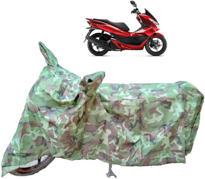 ANTOFY Two Wheeler Cover for Honda(PCX 125, Multicolor)