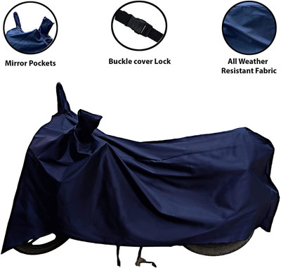 Reshvi World Two Wheeler Cover for Bajaj(Pulsar AS 150, Blue)
