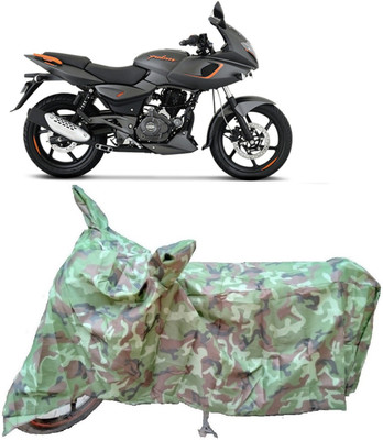 Autoprime Two Wheeler Cover for Bajaj(Pulsar 180F, Multicolor)