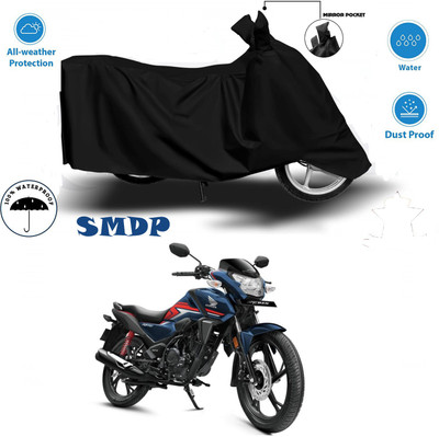 SMDP Two Wheeler Cover for Honda(SP 125, Black)