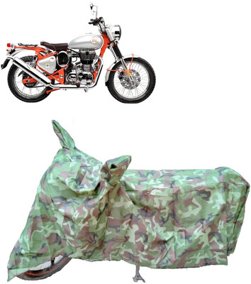 AutoKick Two Wheeler Cover for Royal Enfield(Bullet Trials 500, Multicolor)