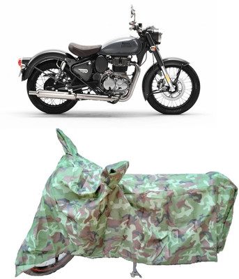 ANTOFY Two Wheeler Cover for Royal Enfield(350 BS6, Multicolor)