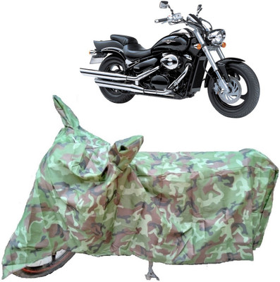 AutoKick Two Wheeler Cover for Suzuki(Intruder M800, Green)