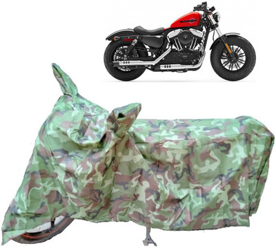 AutoKick Two Wheeler Cover for Harley Davidson(Forty Eight, Multicolor)