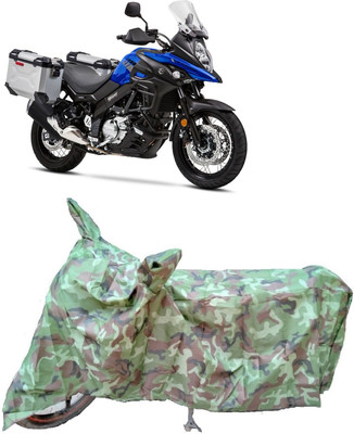 ANTOFY Two Wheeler Cover for Suzuki(V Strom 650, Multicolor)