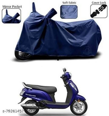 Rajiz Waterproof Two Wheeler Cover for Universal For Bike(Blue)