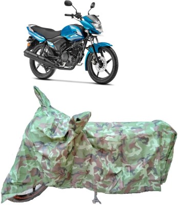 AutoKick Two Wheeler Cover for Yamaha(Saluto, Green)