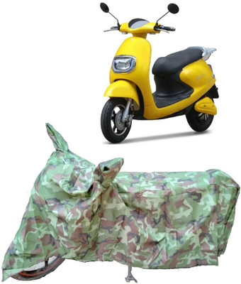 ANTOFY Two Wheeler Cover for Techo Electra(Emerge, Multicolor)