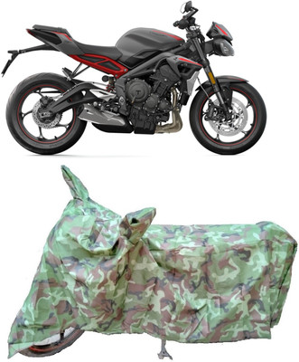 Autoprime Two Wheeler Cover for Triumph(Street Triple RS BS6, Multicolor)