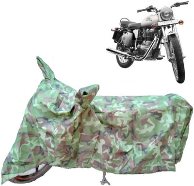 AutoKick Two Wheeler Cover for Royal Enfield(Bullet 350, Green)