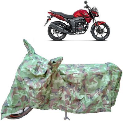 AutoKick Two Wheeler Cover for Honda(CB Trigger, Multicolor)