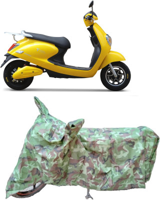 Autoprime Two Wheeler Cover for Techo Electra(Emerge BS6, Multicolor)