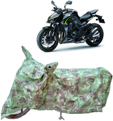 AutoKick Two Wheeler Cover for Kawasaki(Z1000, Multicolor)