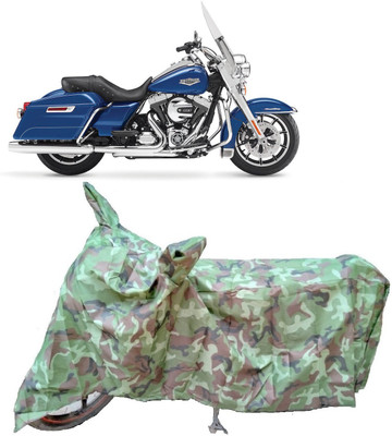 Autoprime Two Wheeler Cover for Harley Davidson(Road King, Multicolor)