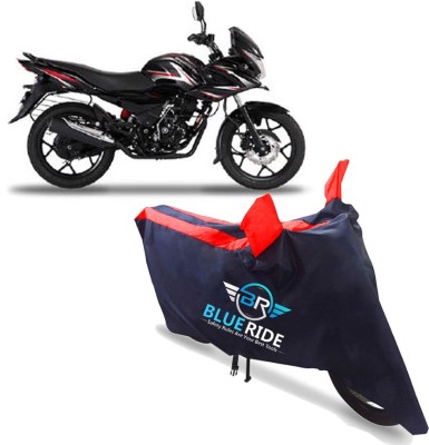 BLUERIDE Two Wheeler Cover for Bajaj(Discover 150 f, Red)