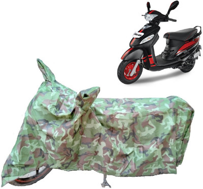 AutoKick Two Wheeler Cover for Mahindra(Rodeo, Green)