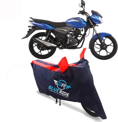 BLUERIDE Two Wheeler Cover for Bajaj(Discover 110, Red)