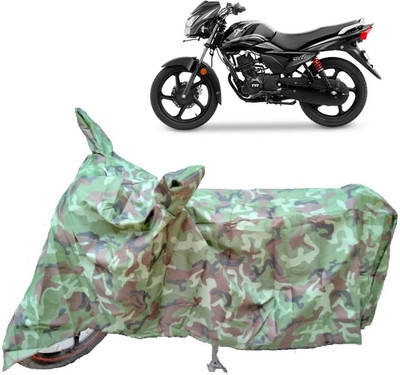 ANTOFY Two Wheeler Cover for TVS(Victor BS6, Multicolor)
