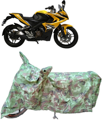 AutoKick Two Wheeler Cover for Bajaj(Pulsar SS400, Multicolor)