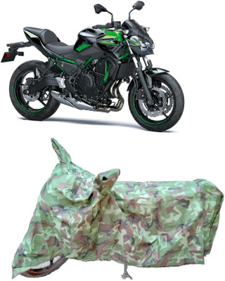 Autoprime Two Wheeler Cover for Kawasaki(Z650, Multicolor)