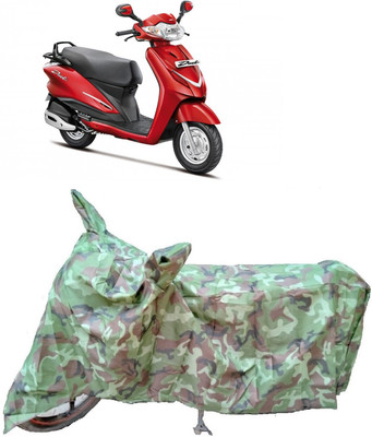 ANTOFY Two Wheeler Cover for Hero(Duet LX 110CC, Multicolor)
