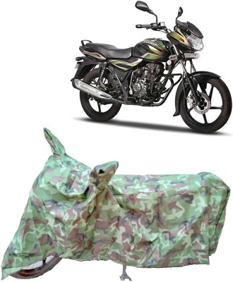 AutoKick Two Wheeler Cover for Bajaj(Discover 100 DTS-i, Green)