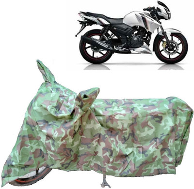 ANTOFY Two Wheeler Cover for TVS(Apache 150, Multicolor)