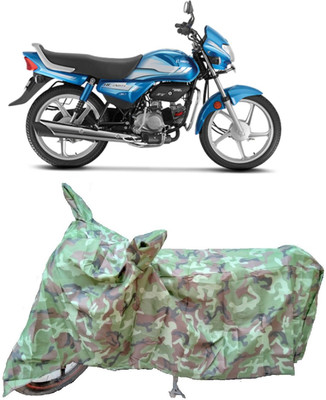 Autoprime Two Wheeler Cover for Hero(HF Deluxe, Multicolor)