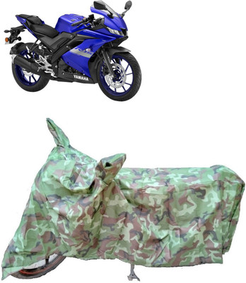 Autoprime Two Wheeler Cover for Yamaha(YZF R15 V3, Multicolor)