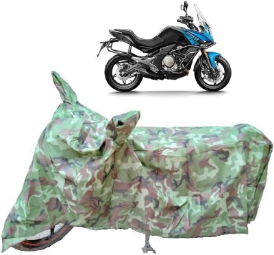 AutoKick Two Wheeler Cover for CFMoto(650MT, Green)