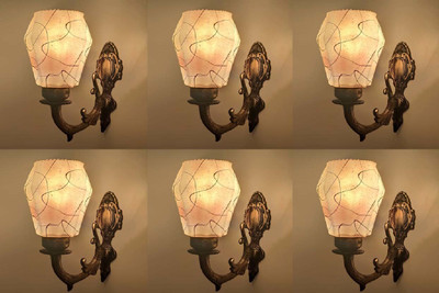 PR Prashant Uplight Wall Lamp Without Bulb(Pack of 6)