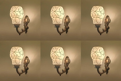 PR Prashant Uplight Wall Lamp Without Bulb(Pack of 6)
