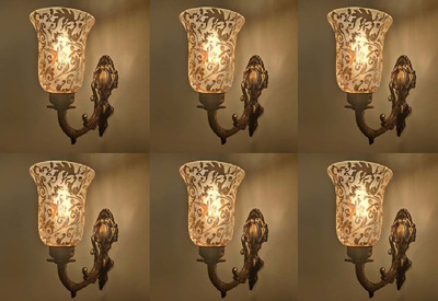 PR Prashant Uplight Wall Lamp Without Bulb(Pack of 6)