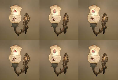 PR Prashant Uplight Wall Lamp Without Bulb(Pack of 6)