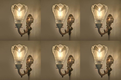 Arus Uplight Wall Lamp Without Bulb(Pack of 6)