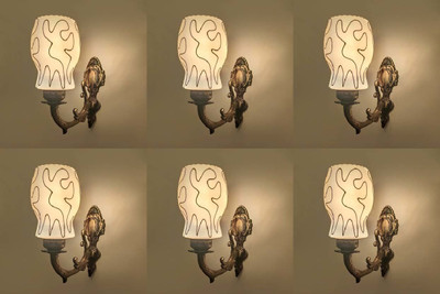 PR Prashant Uplight Wall Lamp Without Bulb(Pack of 6)