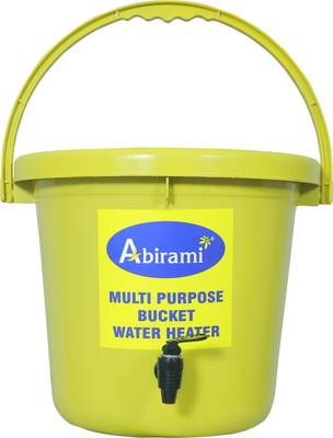 Abirami 20 L Instant Water Geyser (Instant Bucket Water Heater-SHOCKPROOF Power saving Low Electricity Bill, Yellow)