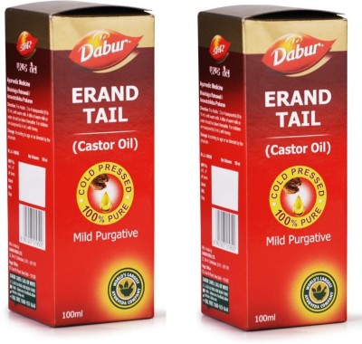 Dabur Erand Oil 100 ml - Pack of 2 (100ml x 2)(Pack of 2)