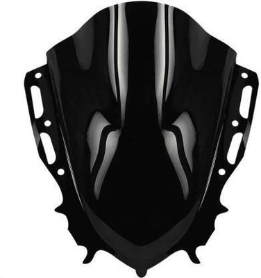 AOWBIKES VISOR FOR R15 V4 BLACK-01 Bike Windshield